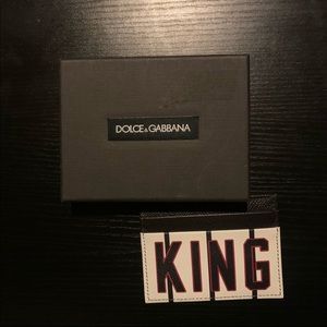 Dolce & Gabbana King Crown CardHolder Wallet